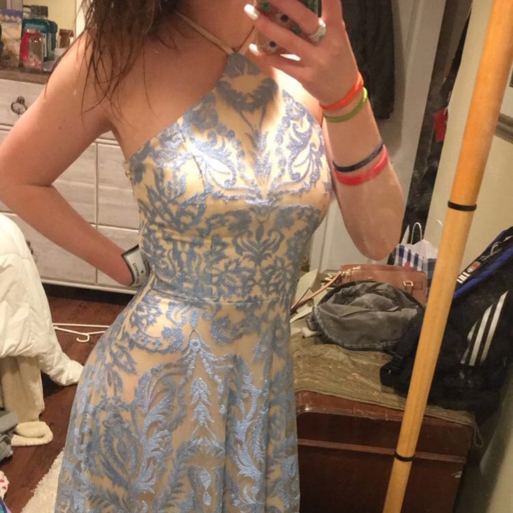 Halter maxi dress
